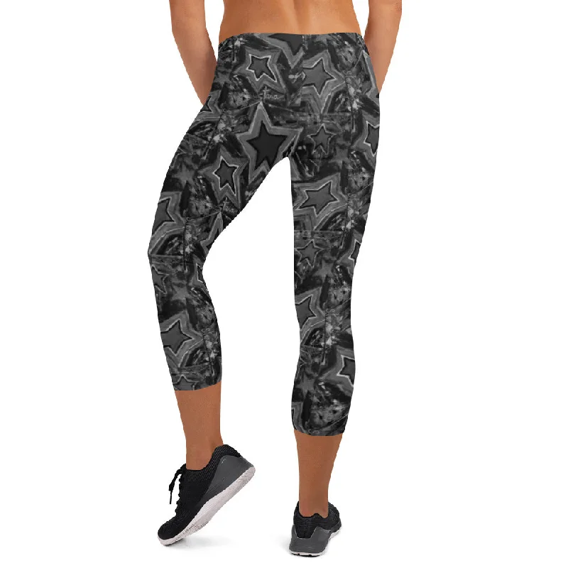 Capri Leggings "5 Star" Comfortable Yoga Tights Leggings