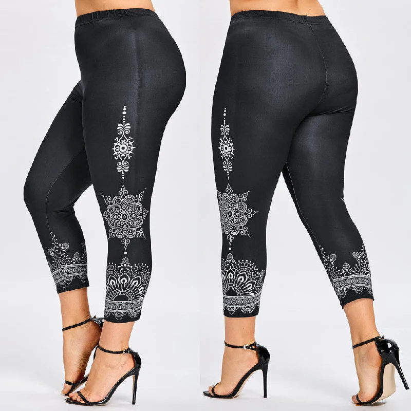 Sexy Women Plus Size Leggings Comfortable Cold Weather Leggings