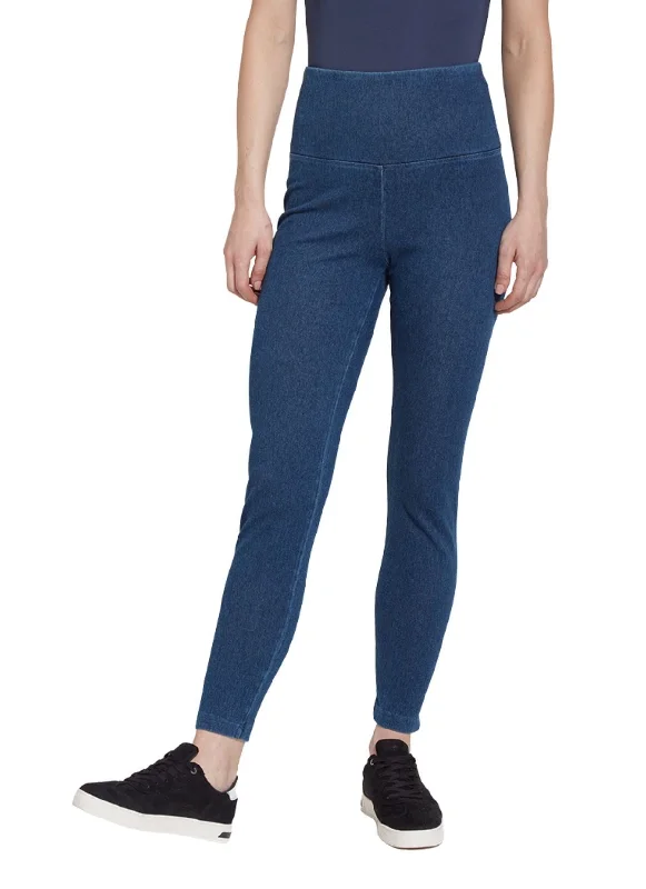 Denim Legging Chic Floral Print Leggings