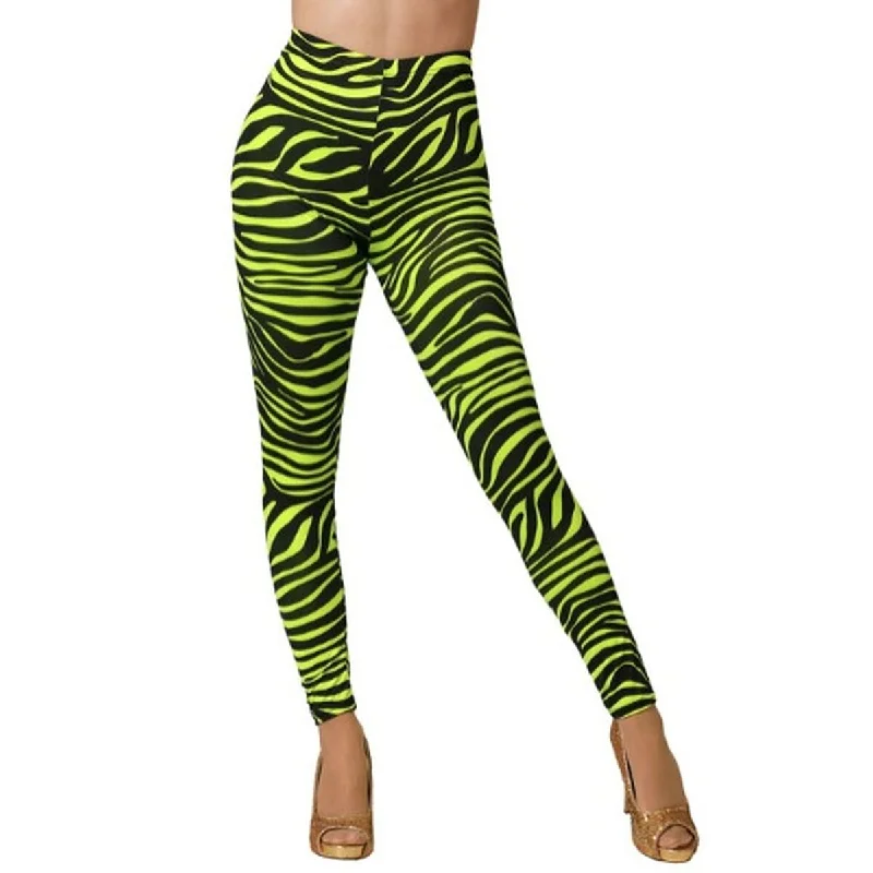 Leggings Yellow Stylish High-Waisted Leggings