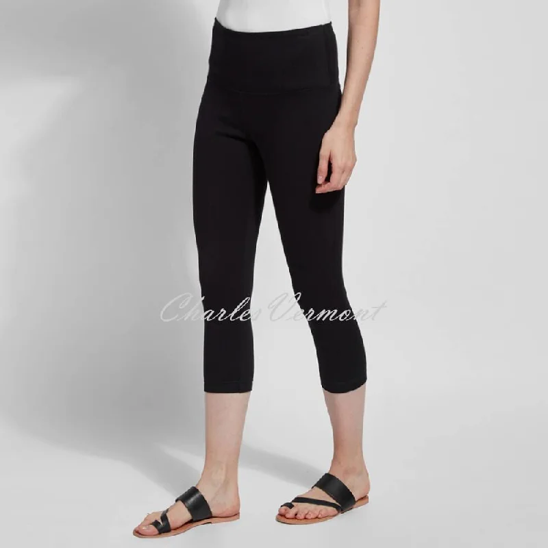 Lysse Capri Denim Legging – Style 6173 (Black) Fashionable Printed Leggings