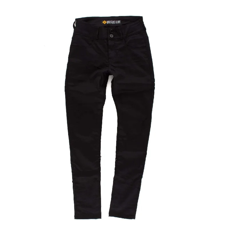 Resurgence Gear® Sara Jane Ladies Protective Motorcycle Riding Leggings in Jet Black Cozy Ribbed Leggings Resurgence Gear® Sara Jane Ladies Protective Motorcycle Riding Leggings in Jet Black Cozy Ribbed Leggings