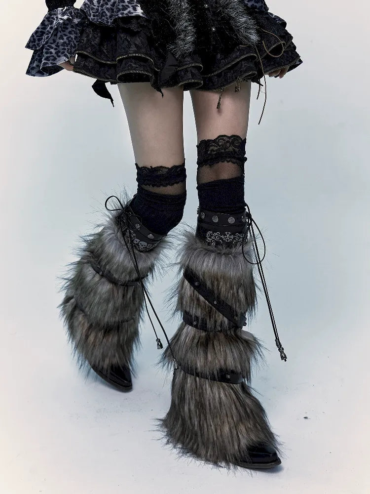 Heavy Duty Fur Pile leggings【s0000011212】 Comfortable Cold Weather Leggings