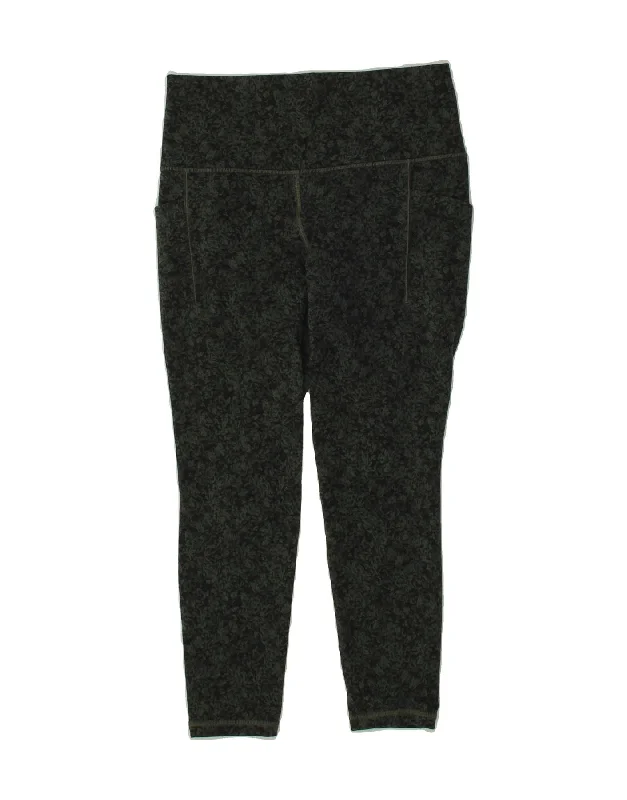 ATHLETA Womens Capri Leggings UK 10 Small Khaki Polyester Fashionable Quick-Dry Leggings ATHLETA Womens Capri Leggings UK 10 Small Khaki Polyester Fashionable Quick-Dry Leggings