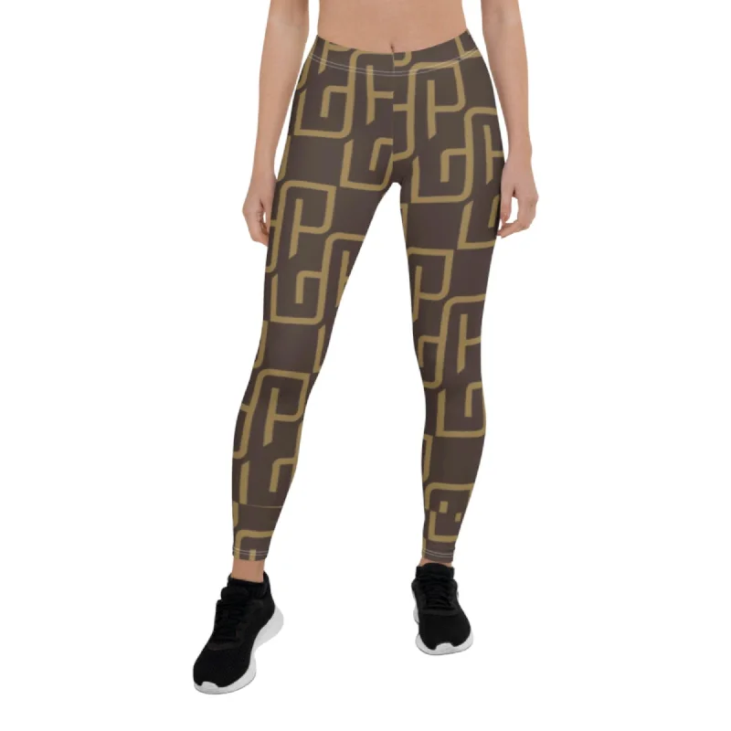 GYMPOLO Leggings Trendy Faux Suede Leggings