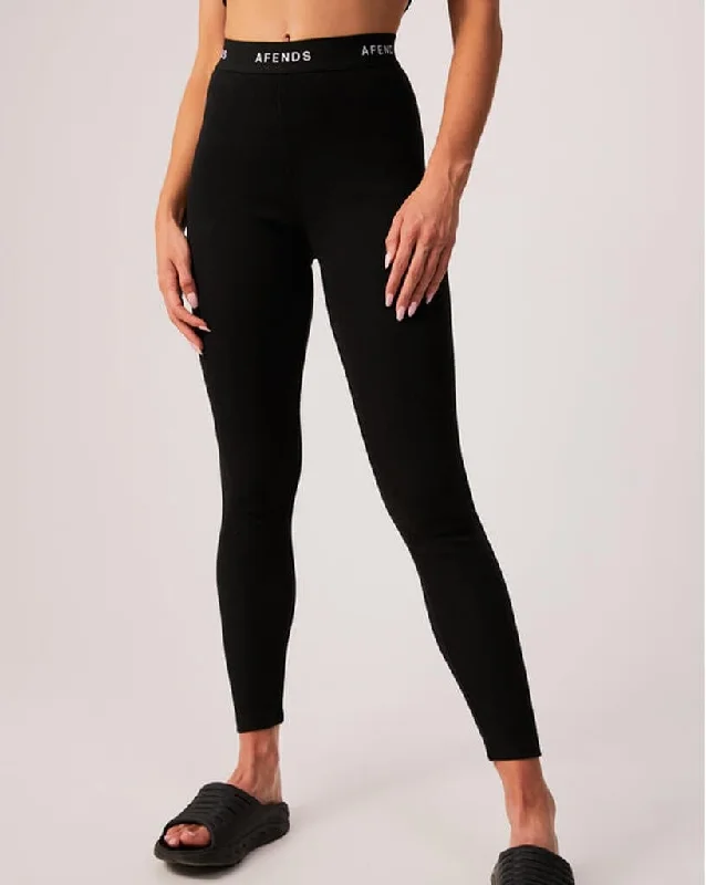 Pala - Recycled Rib Legging Trendy Sporty Compression Leggings
