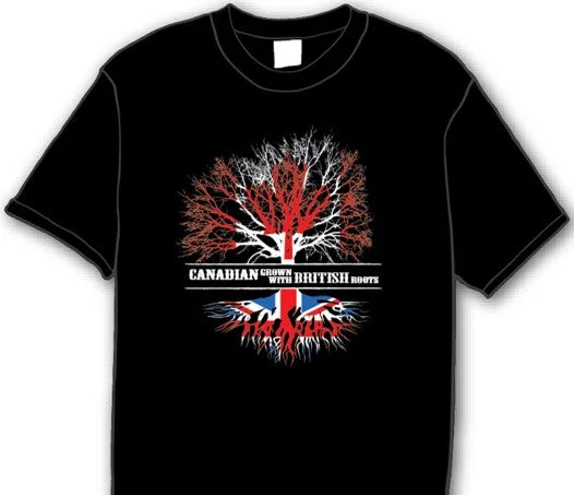 T-Shirt - Canadian Grown With British Roots Cozy Warm Stylish