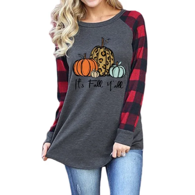 Women's Halloween Leopard Pumpkin T-Shirt Elegant Classic Vintage