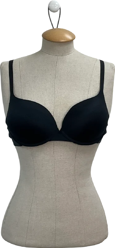 Lounge Underwear Everyday Form T-shirt Bra - Black UK 34B Cashmere Blend Cotton Blend Poly Blend