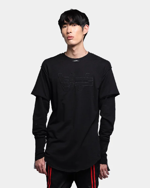 The Anti Order Future Symbolism Long Sleeve T-Shirt Black/Black Wool Fabric Cashmere Fabric Tweed Fabric